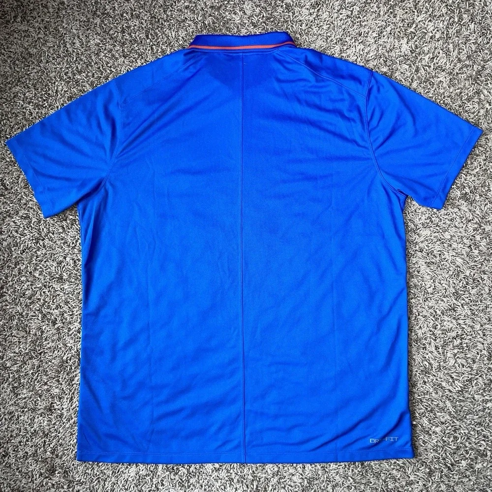 Air Jordan Florida Gators Blue Golf Polo Mens Size XL Dri-Fit DZ8367-480 NWOT